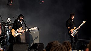 Marissa Paternoster (left) and Mike Abbate (right), live in Oslo, Norway, 11 August 2012.