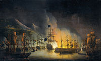 Martinus Schouman: Het bombardement van Algiers, 1816