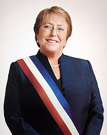 Michelle Bachelet (served 2006–2010; 2014–2018) (1951-09-29) September 29, 1951 (age 73)