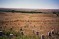 Le dernier combat de George Armstrong Custer (Custer's Last Stand), cimetière de guerre, Montana.