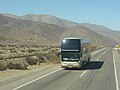 A Youngman-Neoplan JNP6137 Skyliner double decker bus near Incahuasi, Chile