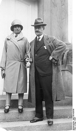 Katia en Thomas Mann in 1927