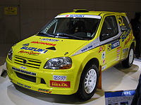 Suzuki Ignis Sport S1600 rally car