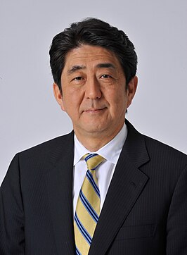 Shinzo Abe in april 2015