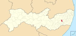 Location of Agrestina in Pernambuco