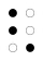 ⠣ (braille pattern dots-126)