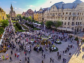 Piața Victoriei din Timișoara