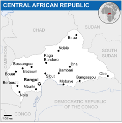 Mapa opisywanego kraju