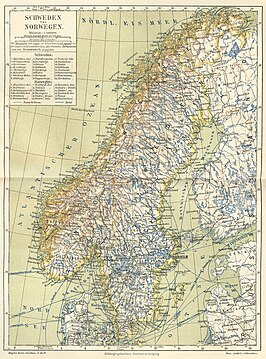 Zweden en Noorwegen in 1888