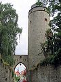 La torre de vigilancia Sackturm en Warburg, construida en 1443.