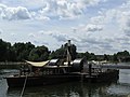 L'Inexplosible n° 22, reconstitution d'un bateau de Loire à vapeur et à aubes du XIXème siècle à Orléans