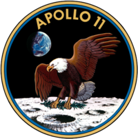 Insigne de la mission Apollo 11.