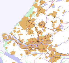 Dordrecht is located in Southwest Randstad