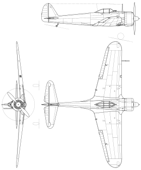 vue en plan de l’avion