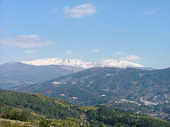 Sierra de la Estrella, la más occidental