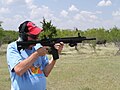 Firing the Ruger SR-556