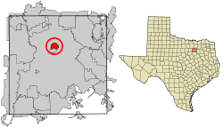 Location of University Park in Dallas County, Texas