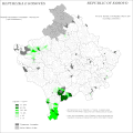 Verspreiding van Bosniakken in Kosovo