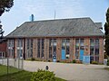 Denkmalgeschützte Halle des Elektrizitätswerkes in Eckernförde (Seitenansicht)