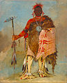 Chief Big Elk painted from life by George Catlin 1832 at Fort Leavenworth.