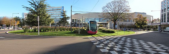 Le quartier d'affaires Clemenceau à Dijon.