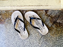 Slipper with Yahoo logo.jpg