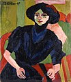 Ernst Ludwig Kirchner, Portrait of Gerti, 1911