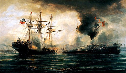 Combat Naval d'Iquique, un episodi de la Guerra del Pacífic