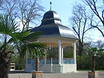 Der restaurierte historische Musikpavillon (2010)