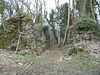 Part of Llangibby Castle ruins