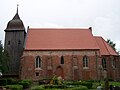 Kirken St.-Laurentius-Kirche på halvøen Zudar