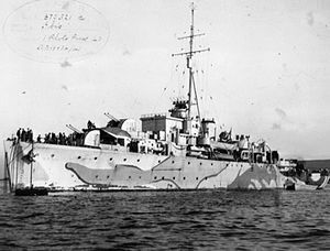 Photograph of HMS Ibis in 1941, from the Imperial War Museum