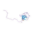 2oi3: NMR Structure Analysis of the Hematopoetic Cell Kinase SH3 Domain complexed with an artificial high affinity ligand (PD1)