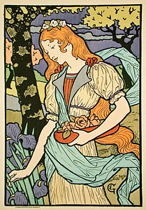 Poster pentru Galeriile Grafton de Eugène Grasset (1893)