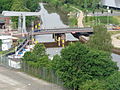 Ophaalbrug in Elmshorn over de Krückau