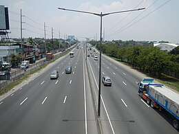 North Luzon Expressway in Valenzuela City, Metro Manila, Philippines