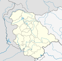 Location map of Sonamarg in India