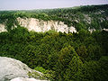 closed sandstone quarry near Stadt Wehlen, Germany