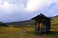 Liki North Hut is a small bothy in the Liki North Valley.[34] It offers little more than shelter from the weather.