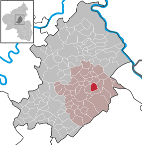 Poziția localității Wahlbach (Hunsrück)