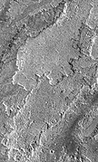 Lava flow, as seen by THEMIS. Note the shape of the edges.