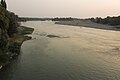 Coucher de soleil sur la Loire à Amboise