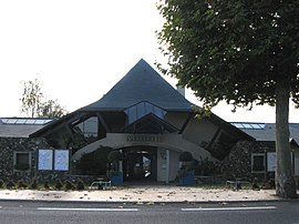 The town hall of Lacq