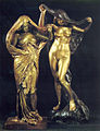 Nature Reveals Herself to Science, bronze