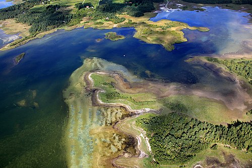 Kassari rannik õhust vaadatuna