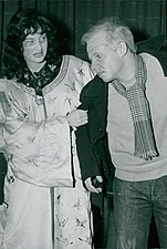 Sonja Richter och Tom Olsson i en pjäs på Ung Teater 1952.