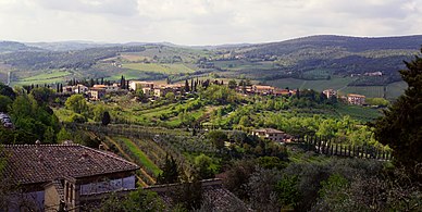 San Gimignano’daki vadi