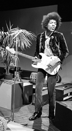 Jimi Hendrix was born to a Cherokee mother and was part English, African-American, Irish and German.[69][70][71]