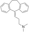 Amitriptüliini keemiline struktuur