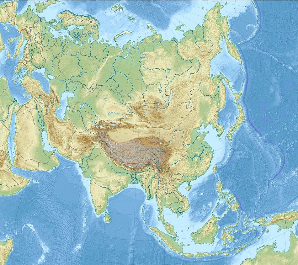 Neandertal is located in Asia